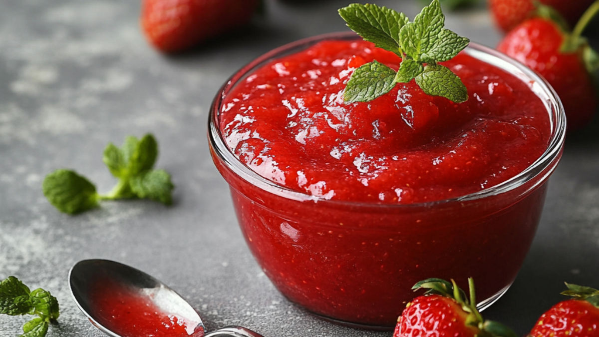 strawberry puree