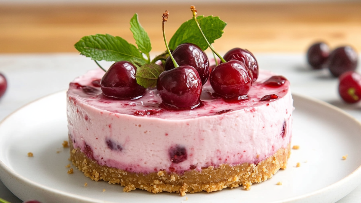 cherry cheesecake