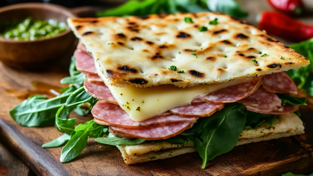 mortadella sandwich