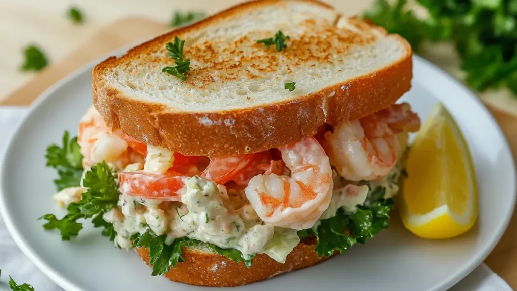 shrimp sandwich