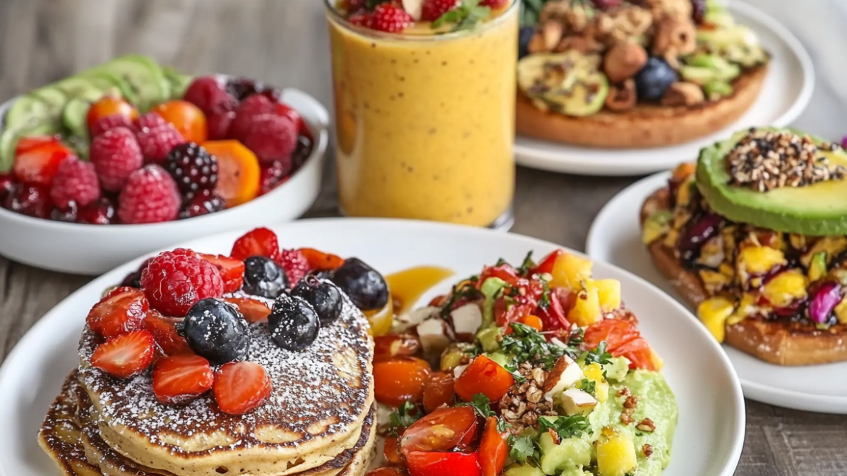 variety of vegan breakfast recipes