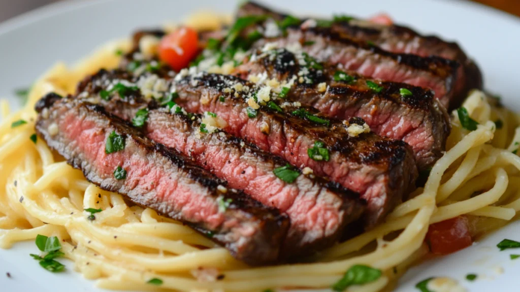 steak pasta