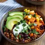 sweet potato taco bowls