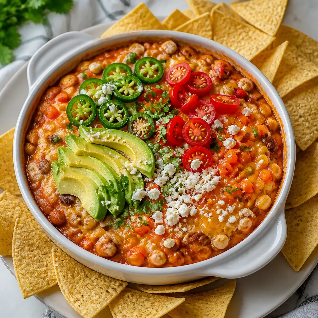Easy + Cheesy Southwest Bean Dip